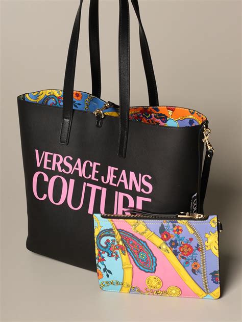 borsa versace jeans couture grande|Versace Jeans handbags.